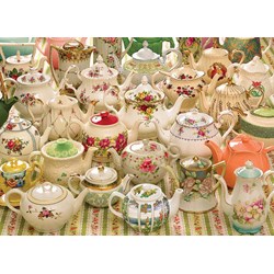 Cobble Hill (80281) - "Teapots Too" - 1000 pieces puzzle