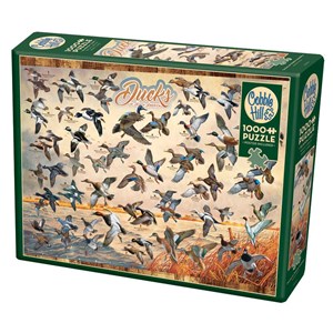 Cobble Hill (80263) - David A. Maass: "Ducks of North America" - 1000 pieces puzzle