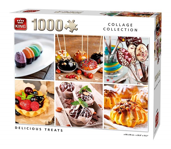 King International (05766) - "Collage, Delicious Treats" - 1000 pieces puzzle