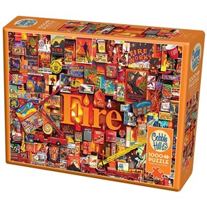 Cobble Hill (80173) - Shelley Davies: "Fire" - 1000 pieces puzzle