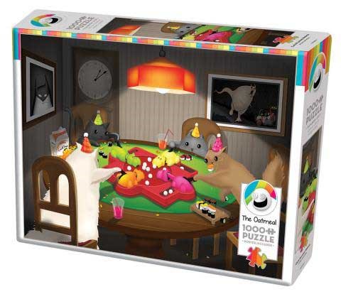 Cobble Hill (80205) - Matthew Inman: "Cats Playing Hippos" - 1000 pieces puzzle