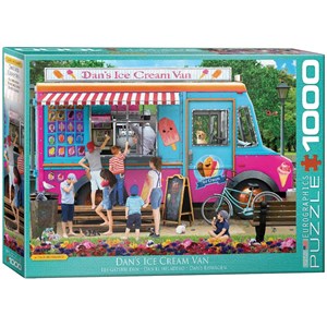 Eurographics (6000-5519) - Paul Normand: "Dan's Ice Cream Van" - 1000 pieces puzzle