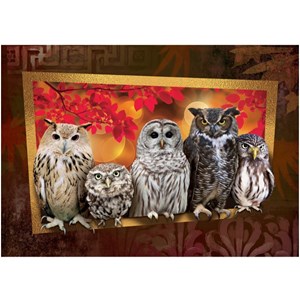 Art Puzzle (4375) - "Owls" - 1000 pieces puzzle
