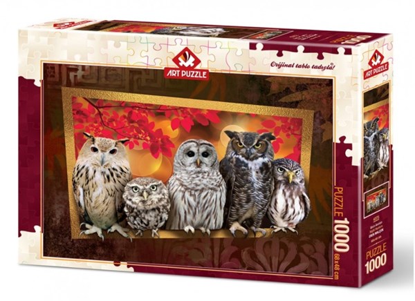 Art Puzzle (4375) - "Owls" - 1000 pieces puzzle