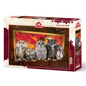 Art Puzzle (4375) - "Owls" - 1000 pieces puzzle
