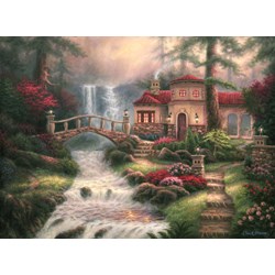 Grafika (02764) - Chuck Pinson: "Sierra River Falls" - 2000 pieces puzzle