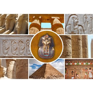 Grafika - "Collage, Egypt" - 1000 pieces puzzle