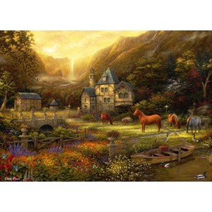 Grafika (t-00822) - Chuck Pinson: "The Golden Valley" - 500 pieces puzzle