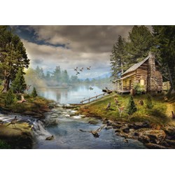 Grafika (t-00873) - "The Fisherman's Cabin" - 1000 pieces puzzle