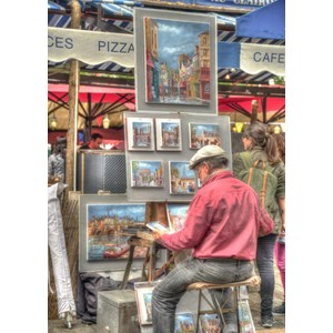 Grafika (t-00846) - "Street Artist, Paris, France" - 500 pieces puzzle