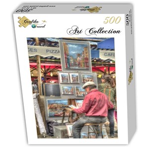 Grafika (t-00846) - "Street Artist, Paris, France" - 500 pieces puzzle