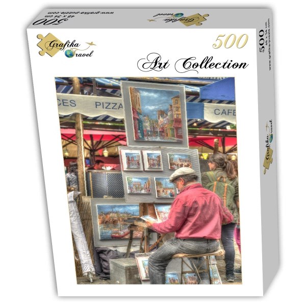 Grafika (t-00846) - "Street Artist, Paris, France" - 500 pieces puzzle