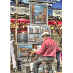 Grafika (t-00845) - "Street Artist, Paris, France" - 1000 pieces puzzle