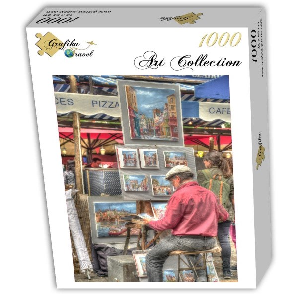Grafika (t-00845) - "Street Artist, Paris, France" - 1000 pieces puzzle