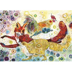 Grafika (t-00879) - Sally Rich: "Leaping Fox's" - 2000 pieces puzzle