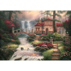 Grafika (t-00792) - Chuck Pinson: "Sierra River Falls" - 1500 pieces puzzle