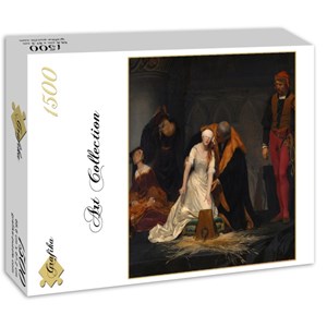 Grafika (00752) - Paul Delaroche: "The Execution of Lady Jane Grey, 1833" - 1500 pieces puzzle