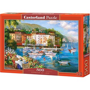 Castorland (B-53414) - "Harbour of Love" - 500 pieces puzzle