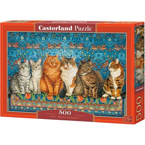 Castorland (B-53469) - "Cat Aristocracy" - 500 pieces puzzle