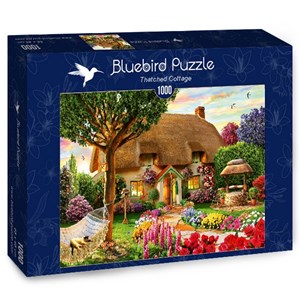 Bluebird Puzzle (70319) - Adrian Chesterman: "Thatched Cottage" - 1000 pieces puzzle