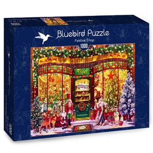 Bluebird Puzzle (70342) - Garry Walton: "Festive Shop" - 1000 pieces puzzle