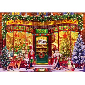 Bluebird Puzzle (70342) - Garry Walton: "Festive Shop" - 1000 pieces puzzle