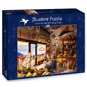 Bluebird Puzzle (70321) - "Joe & Roy Bait & Fishing Shop" - 1000 pieces puzzle