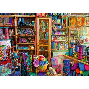 Bluebird Puzzle (70331) - Aimee Stewart: "Kitty Heaven" - 1000 pieces puzzle