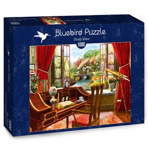 Bluebird Puzzle (70320) - Dominic Davison: "Study View" - 1000 pieces puzzle
