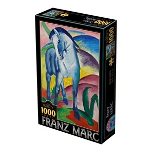 D-Toys (75147) - Franz Marc: "Blue Horse" - 1000 pieces puzzle