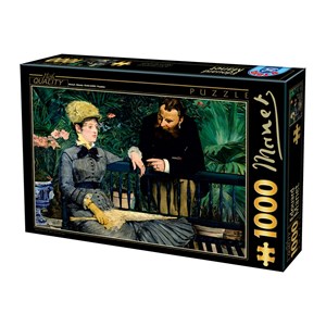 D-Toys (75239) - Edouard Manet: "In the Conservatory, 1879" - 1000 pieces puzzle