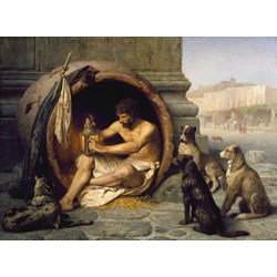 D-Toys (75017) - Jean-Leon Gerome: "Diogenes, 1860" - 1000 pieces puzzle