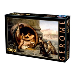 D-Toys (75017) - Jean-Leon Gerome: "Diogenes, 1860" - 1000 pieces puzzle