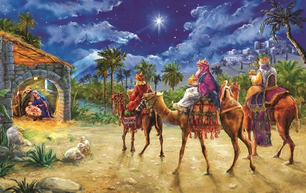 SunsOut (60602) - Marcello Corti: "Journey of the Magi" - 550 pieces puzzle