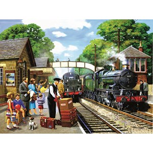 SunsOut (13730) - Kevin Walsh: "The Train to the Coast" - 1000 pieces puzzle