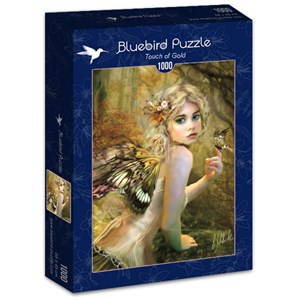 Bluebird Puzzle (70174) - Bente Schlick: "Touch of Gold" - 1000 pieces puzzle