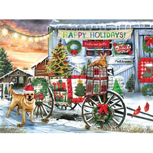 SunsOut (28708) - Tom Wood: "Holiday Wagon" - 1000 pieces puzzle