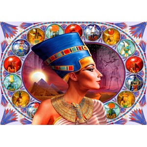 Bluebird Puzzle (70131) - Andrew Farley: "Nefertiti" - 1000 pieces puzzle