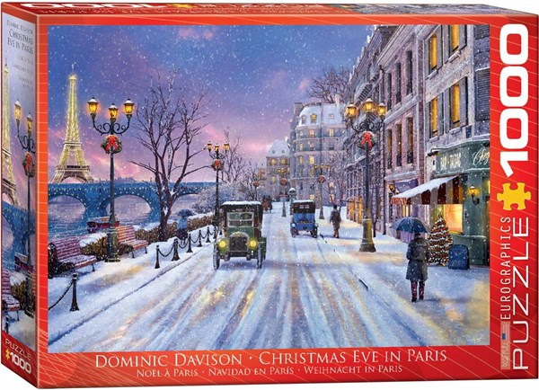 Eurographics (6000-0785) - Dominic Davison: "Christmas Eve in Paris" - 1000 pieces puzzle