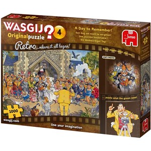 Jumbo (19176) - "Wasgij Retro Original 4, Day to Remember" - 1000 pieces puzzle