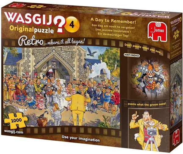 Jumbo (19176) - "Wasgij Retro Original 4, Day to Remember" - 1000 pieces puzzle