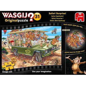 Jumbo (19164) - "Original 31, Safari Surprise" - 1000 pieces puzzle