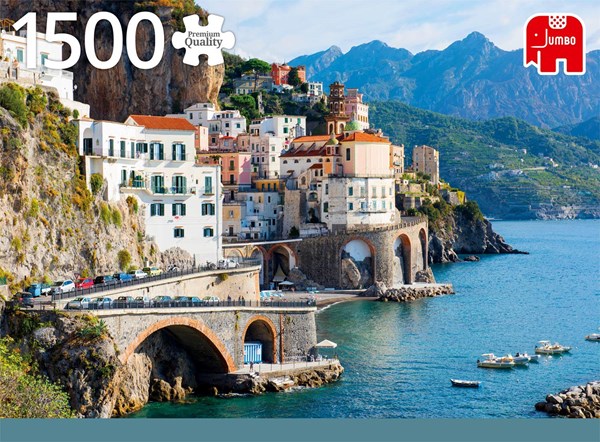 Jumbo (18828) - "Amalfi Coast, Italy" - 1500 pieces puzzle