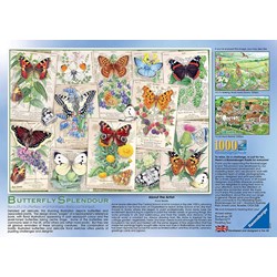 Ravensburger (15261) - "Butterfly Splendours" - 1000 pieces puzzle