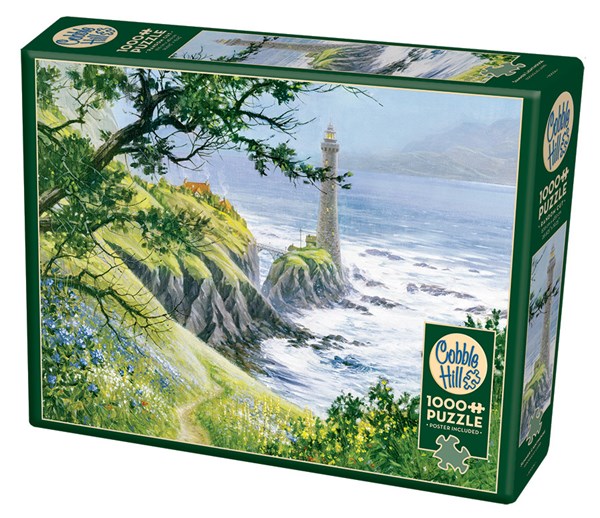 Cobble Hill (80006) - Douglas Laird: "Summer Lighthouse" - 1000 pieces puzzle