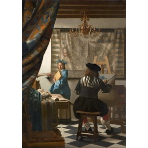 Grafika (00145) - Johannes Vermeer: "Vermeer Johannes, 1666" - 1000 pieces puzzle
