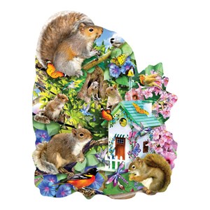SunsOut (95999) - Lori Schory: "Something Squirrelly" - 1000 pieces puzzle