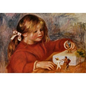 Grafika (00271) - Pierre-Auguste Renoir: "Claude Renoir jouant, 1905" - 1000 pieces puzzle