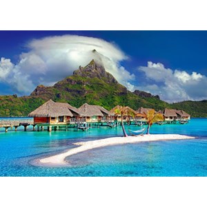 Bluebird Puzzle (70005) - "Bora Bora, Tahiti" - 500 pieces puzzle