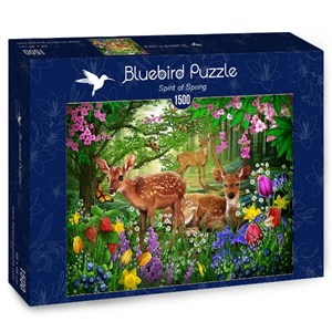 Bluebird Puzzle (70166) - Ciro Marchetti: "Spirit of Spring" - 1500 pieces puzzle